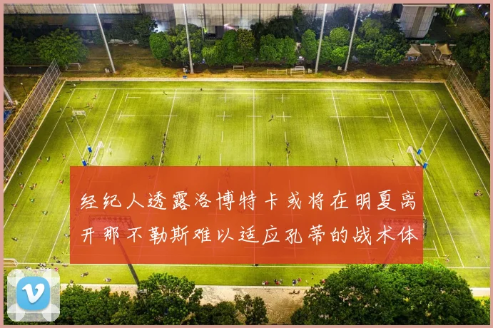 经纪人透露洛博特卡或将在明夏离开那不勒斯难以适应孔蒂的战术体系