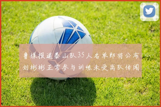 鲁媒报道泰山队35人名单即将公布刘彬彬正常参与训练未受离队传闻影响