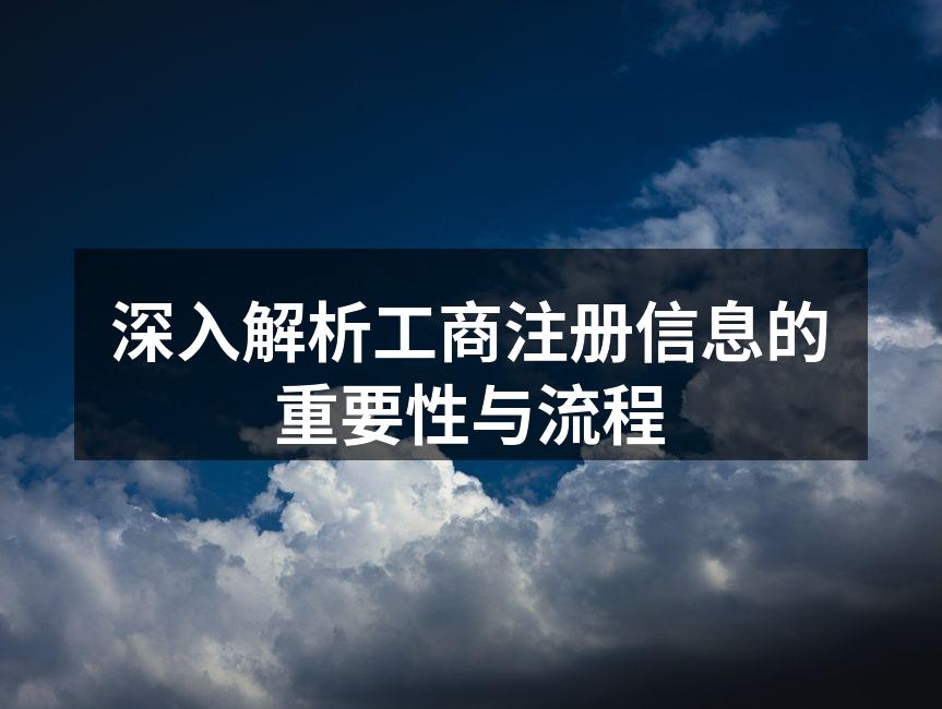 工商注册流程图示